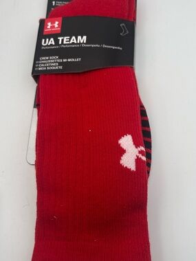 Under Armour UA Team Red Crew Socks
